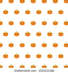 pumpkin background. seamless pattern . Happy Halloween,  Thanksgiving texture