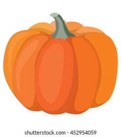 calabaza - una gran y hermosa verdura, el símbolo de Halloween y el Día de Acción de Gracias