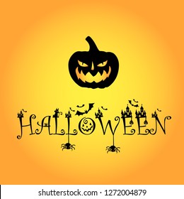 pumpkin black halloween