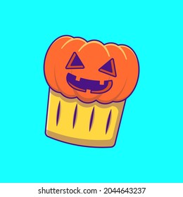 Pumpkin Cake happy halloween cartoon illustrations
