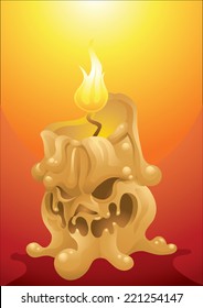 pumpkin candle 