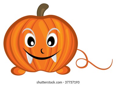 pumpkin cartoon character
