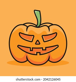 pumpkin cartoon vector art halloween party 