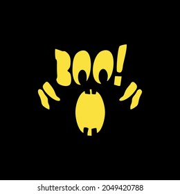 tallado de calabaza para el simple vector de halloween
