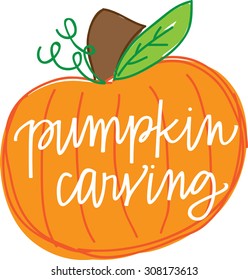 Pumpkin Carving Pumpkin Illustration