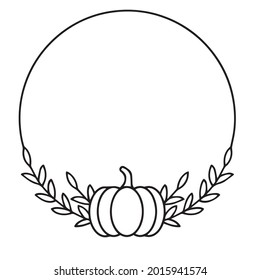pumpkin circle logo inspirational positive quotes, motivational, typography, lettering design