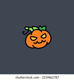  Pumpkin - Color Icon Design