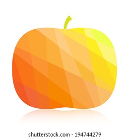 Pumpkin colorful abstract style creative. vector illustration