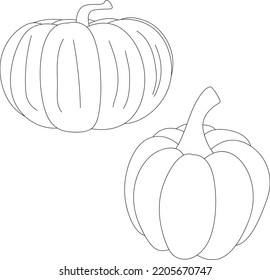pumpkin coloring page for thanks giving
