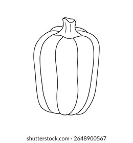 Pumpkin coloring pages for kids. Trace and color pumpkin thanksgiving. Pumpkin clipart outline vector. Thanksgiving fun activity coloring pumpkin vegetable for Kindergarten and preschool.