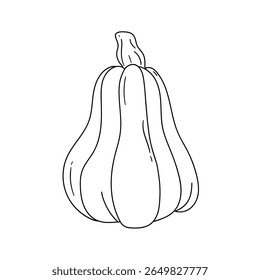 Pumpkin coloring pages for kids. Trace and color pumpkin thanksgiving. Pumpkin clipart outline vector. Thanksgiving fun activity coloring pumpkin vegetable for Kindergarten and preschool.