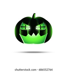 Pumpkin creative design vector illustration, Halloween concept