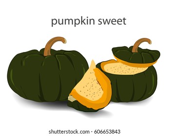 Pumpkin custard Thai local sweet