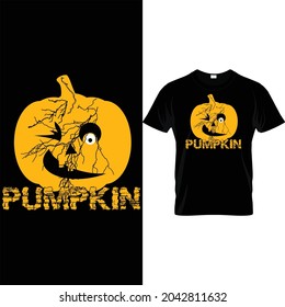 Pumpkin custom t shirt design 