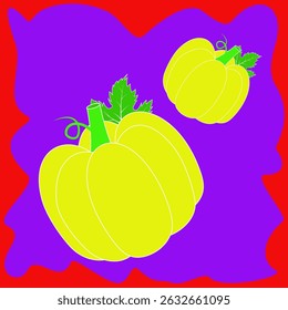 Pumpkin, cute, fabric pattern, printing, fruit for screen printing, interior wall work, product display, fruit lovers, fruit and vegetable events, gift wrapping paper, invitation cards, tile work, art