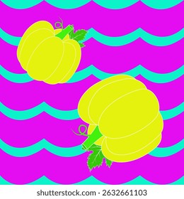 Pumpkin, cute, fabric pattern, printing, fruit for screen printing, interior wall work, product display, fruit lovers, fruit and vegetable events, gift wrapping paper, invitation cards, tile work, art