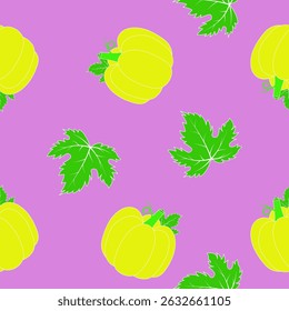 Abóbora, fofo, padrão de tecido, impressão, fruta para serigrafia, trabalho de parede interior, exposição de produtos, amantes de frutas, eventos de frutas e vegetais, papel de embrulho para presente, cartões de convite, trabalho de azulejo, arte
