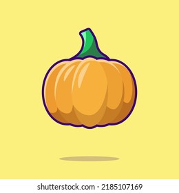 Pumpkin cute icon vector illustration design