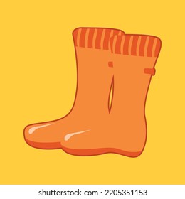 pumpkin day theme vector item