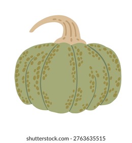 Pumpkin in delicate shades