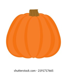 Elemento de diseño de calabaza Ilustración de Gourd para Halloween y Día de Acción de Gracias Producto Vector ilustración Aislado en fondo blanco