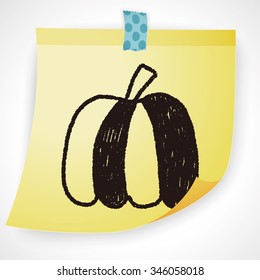 pumpkin doodle drawing