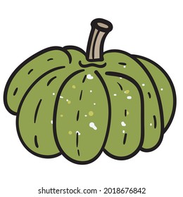 Pumpkin Doodle, Vector Illustration Harvest