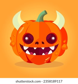 Pumpkin dragon, halloween vector. cute smiling pumpkin dragon. halloween pumpkins