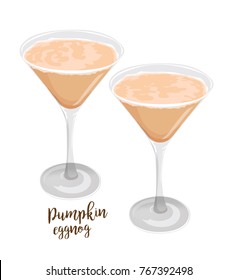 Pumpkin Eggnog Vector