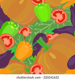 pumpkin, eggplant