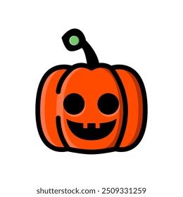pumpkin emotions for halloween. cute face
