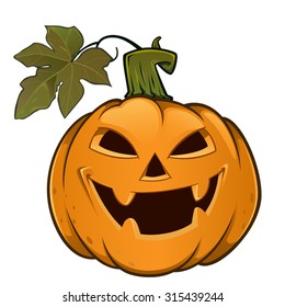 Pumpkin with evil face, this is used for Halloween