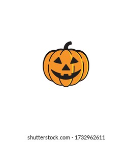 Pumpkin Face logo / character design