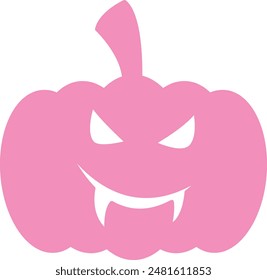 Pumpkin Face Silhouette Icon - A Classic Symbol of Autumn and Halloween Festivities