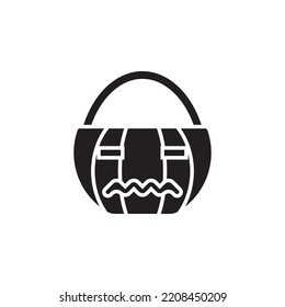 pumpkin face vector for website symbol icon presentation