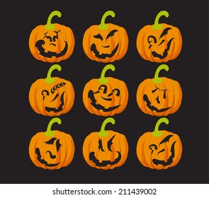 pumpkin faces