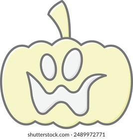 Pumpkin Faces Icon - Showcasing Carved Halloween Expressions