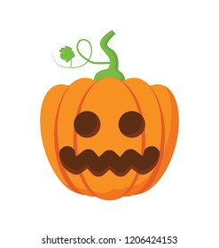 Pumpkin flat colored icon