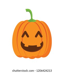 Pumpkin flat colored icon