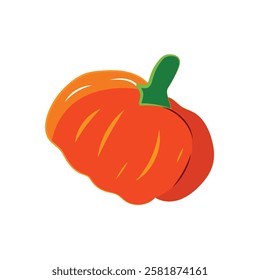 Pumpkin Flat Design illustration Vegetable Icon