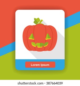 pumpkin flat icon