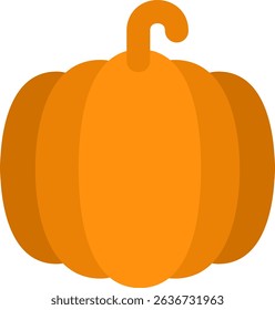 Pumpkin flat icon design style