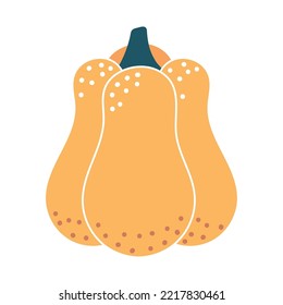 pumpkin food icon isolated flat