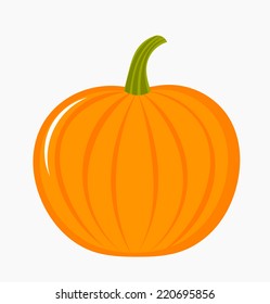 Pumpkin fruit icon. Vector illustration