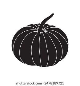 pumpkin fruit icon vector illustration design