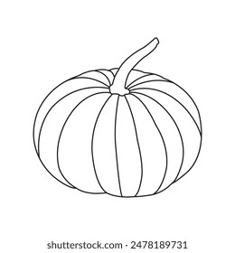 pumpkin fruit icon vector illustration design