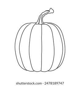 diseño de Ilustración vectorial de icono de fruta de calabaza