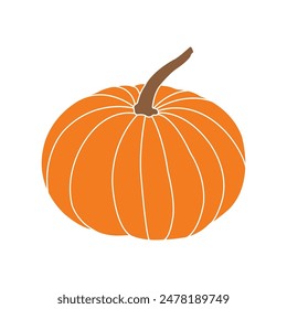 pumpkin fruit icon vector illustration design