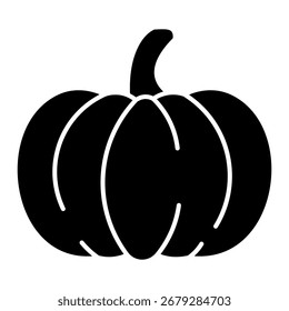 Kürbisglyph-Symbol, Vektorgrafik