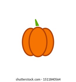 Pumpkin graphic design template vector isolated illustration